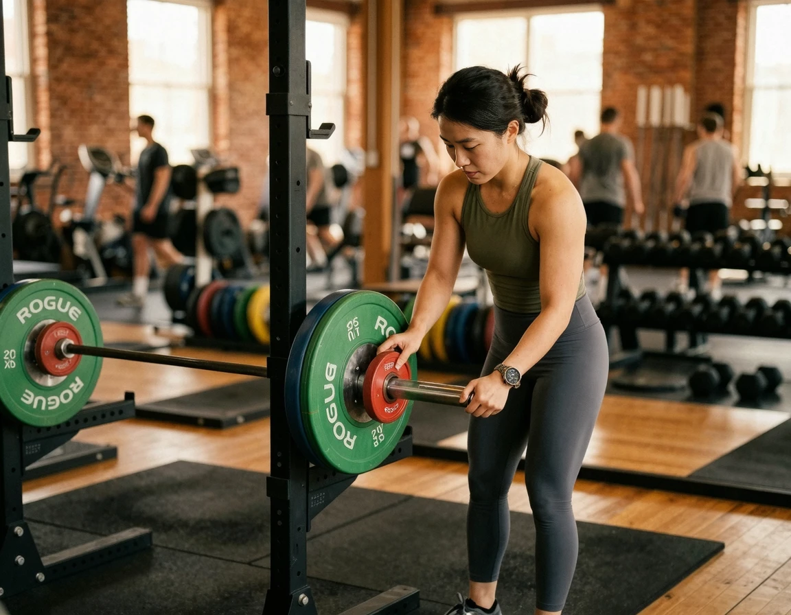 안전한 점진적 과부하를 위한 소형 원판 추가